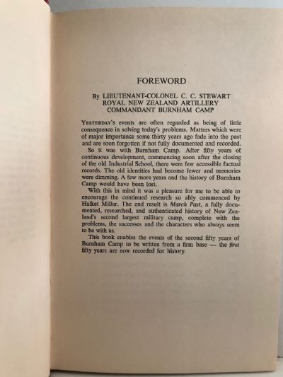 MARCH PAST: Review of the First Fifty Years of Burnham Camp