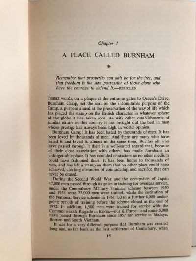 MARCH PAST: Review of the First Fifty Years of Burnham Camp
