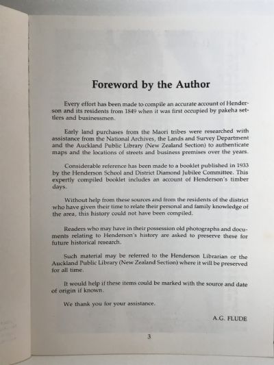 HENDERSON'S MILL: A History of Henderson 1849-1939