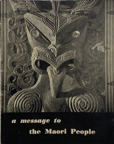 A Message to the Maori People - address by the Earl of Listowel 