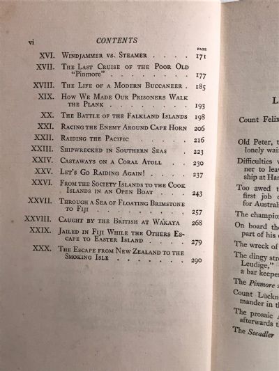THE SEA DEVIL: The Story of Count Felix von Luckner