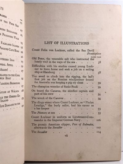 THE SEA DEVIL: The Story of Count Felix von Luckner