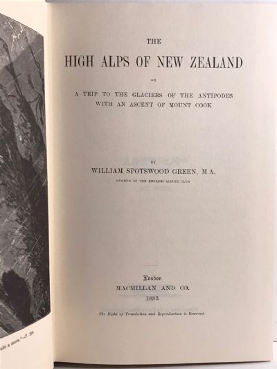 THE HIGH ALPS OF NEW ZEALAND