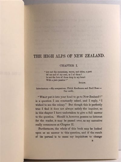 THE HIGH ALPS OF NEW ZEALAND