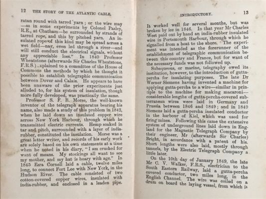THE STORY OF THE ATLANTIC CABLE