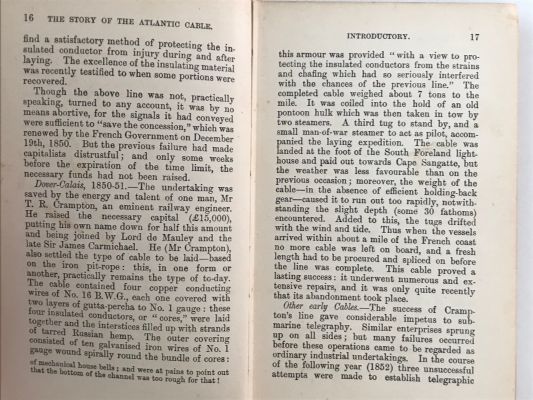 THE STORY OF THE ATLANTIC CABLE