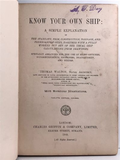 KNOW YOUR OWN SHIP