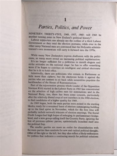 ELECTION 69: An Independent Survey of the New Zealand Political Scene