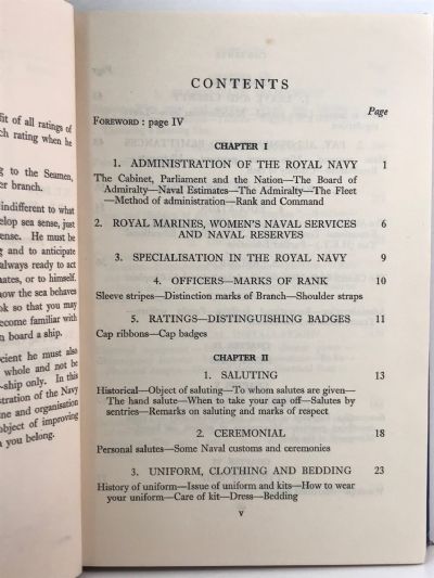 B.R. 1938 NAVAL RATINGS HANDBOOK