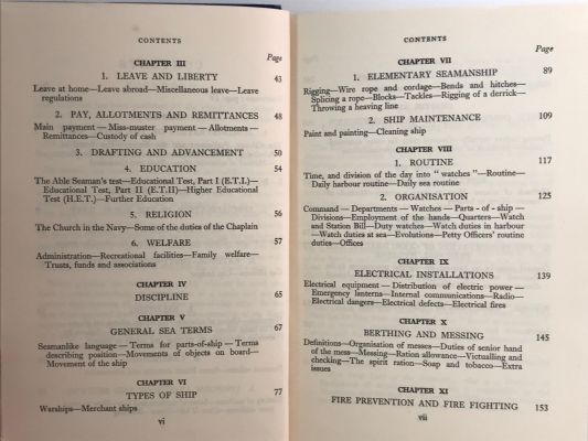 B.R. 1938 NAVAL RATINGS HANDBOOK