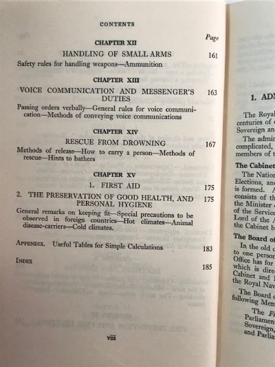 B.R. 1938 NAVAL RATINGS HANDBOOK