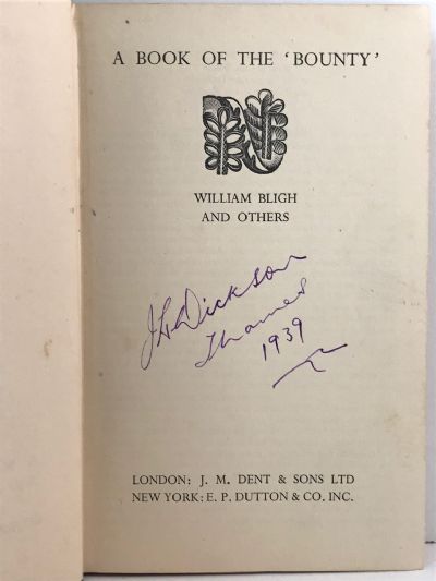 A BOOK OF THE BOUNTY