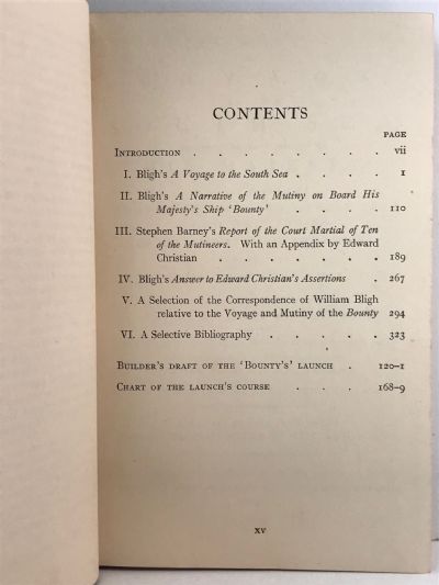 A BOOK OF THE BOUNTY