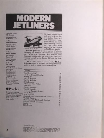 MODERN AIRLINERS: The Illustrated International Aircraft Guide