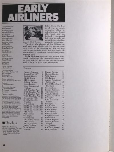 EARLY AIRLINERS: The Illustrated International Aircraft Guide