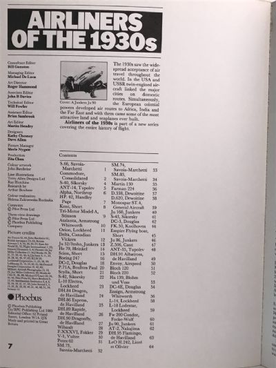 AIRLINERS OF THE 1930s: The Illustrated International Aircraft Guide