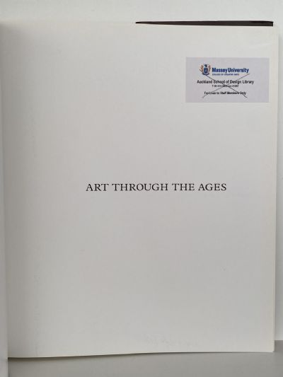 ART THROUGH THE AGES Masterpieces of Painting From Titian to Picasso