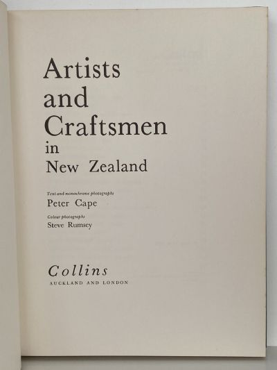 ARTISTS & CRAFTSMEN In New Zealand