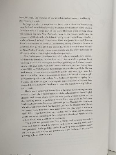 NEW ZEALANDERS AT HOME A Cultural History of Domestic Interiors 1814-1914