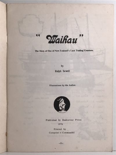 WAIHAU: The Story of one of New Zealand's Last Trading Coasters