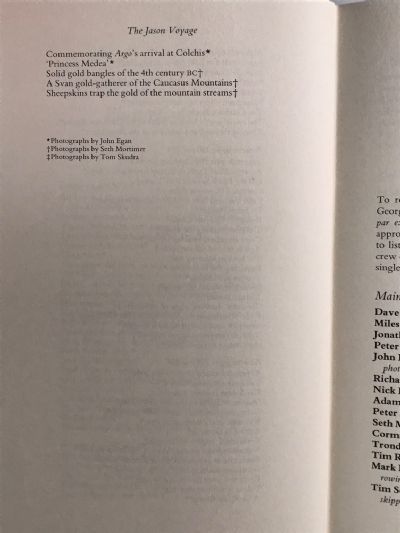 THE JASON VOYAGE: The Quest for the Golden Fleece
