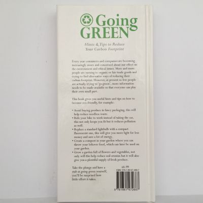 Going Green : Hints & Tips to reduce your Carbon Footprint