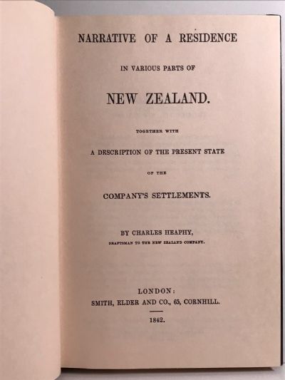 NARRATIVE OF A RESIDENCE IN VARIOUS PARTS OF NEW ZEALAND