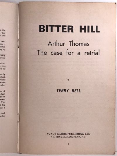 BITTER HILL: Arthur Thomas - The case for a retrial