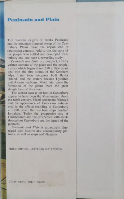 PENINSULA AND PLAIN: History and Geography of Banks Peninsula and Canterbury Plains