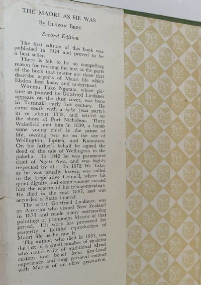 THE MAORI AS HE WAS: A Brief Account of Maori Life as it was in Pre-European Days