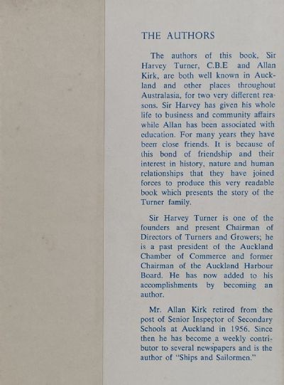 THE TURNERS OF HUIA