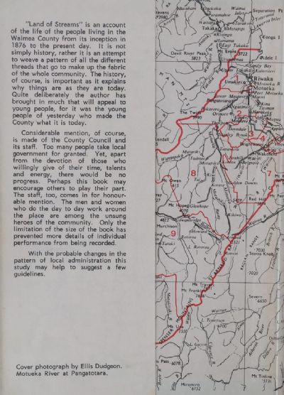 LAND OF STREAMS: Life In The Waimea County Province Of Nelson 1876-1976