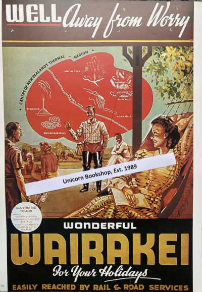 VINTAGE POSTER: Wonderful Wairakei Holidays 1940