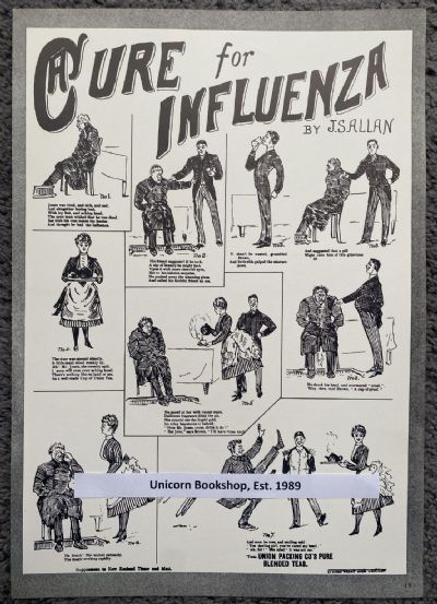 VINTAGE POSTER: Cure for Influenza 1890