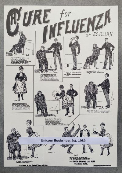 VINTAGE POSTER: Cure for Influenza 1890