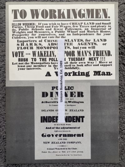 VINTAGE POSTER: New Zealand Advertising 1841