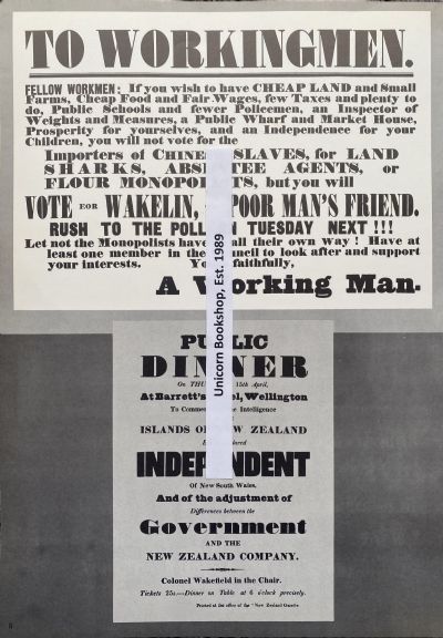 VINTAGE POSTER: New Zealand Advertising 1841