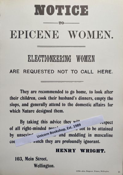 VINTAGE POSTER: Women Voting 1893