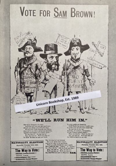 VINTAGE POSTER: Wellington Mayoralty Election 1885