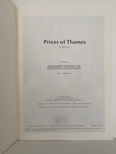 PRICES OF THAMES: Locomotive and General Engineers, Thames, New Zealand