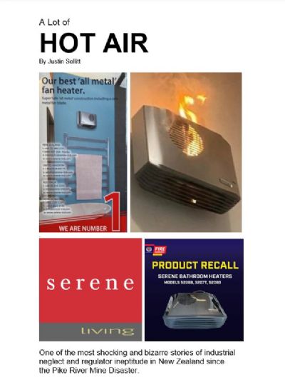 HOT AIR: Serene fan heaters and the largest appliance recall in New Zealand history 