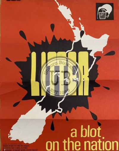 VINTAGE POSTER: Be A tidy Kiwi Campaign 1970 