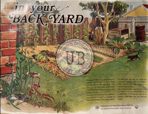VINTAGE CALENDAR: Post Office Savings Bank / National Conservation Week 