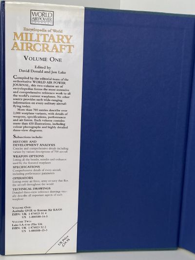 ENCYCLOPEDIA OF WORLD MILITARY AIRCRAFT: Volume One
