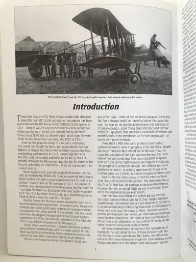 THE ROYAL AIRCRAFT FACTORY FE2b/d and Variants In RFC, RAF, RNAS & AFC Service