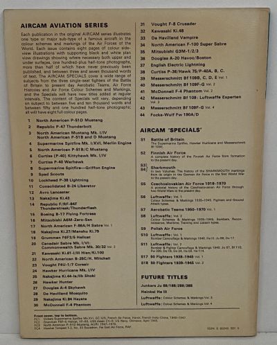 50 FIGHTERS 1939 to 1945 - Aircam No.S17 + S18 (Vol. 1 and 2)