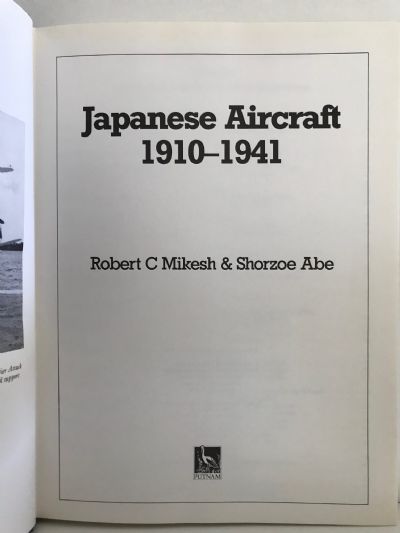 JAPANESE AIRCRAFT 1910-1941