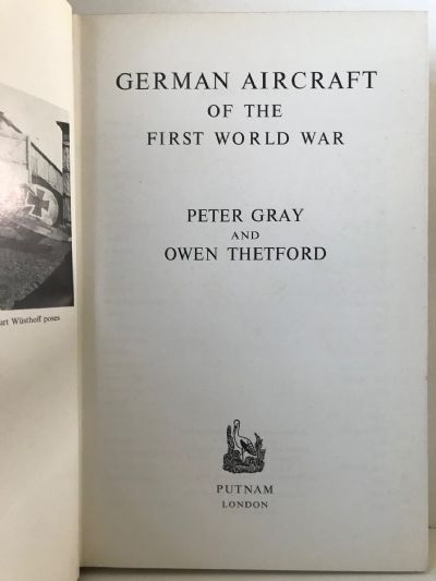 GERMAN AIRCRAFT OF THE FIRST WORLD WAR