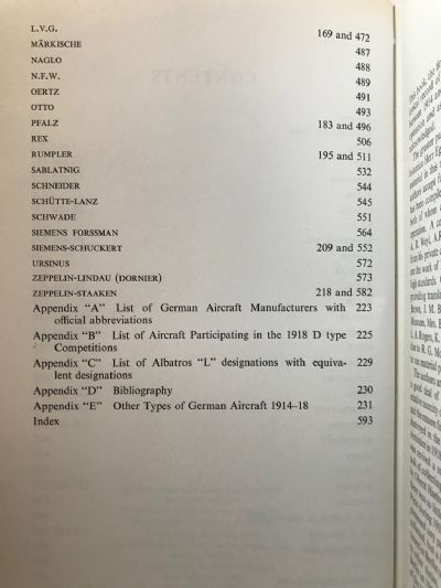 GERMAN AIRCRAFT OF THE FIRST WORLD WAR