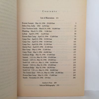 Into Thin Air : Personal Account of the Mt. Everest 